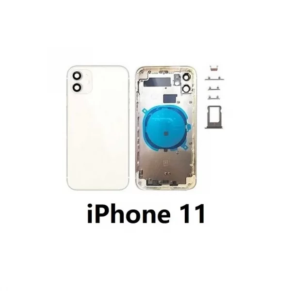 chasis-de-pantalla-tapa-con-marco-para-iphone-11-blanco