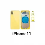 chasis-de-pantalla-tapa-con-marco-para-iphone-11-amarillo