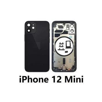 chasis-de-pantalla-tapa-con-marco-para-iphone-12-mini Negra