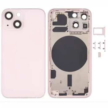 chasis-de-pantalla-tapa-con-marco-para-iphone-13-mini rosa