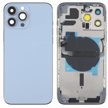 chasis-de-pantalla-tapa-con-marco-para-iphone-13-pro-max azul