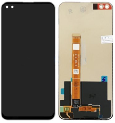 Pantalla Completa Para Oppo Reno4 Z/Reno 4Z/Reno 4 Z/Realme 6 Pro(RXM2061) Negra Original(Service Pack) EU