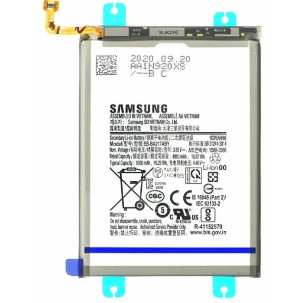 Bateria EB-BA217ABY Original Para Samsung Galaxy A21S/A217 / A12/A125 / A127 /A022/A02 De 4900mAh Desmontaje Grado A